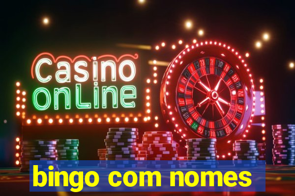 bingo com nomes